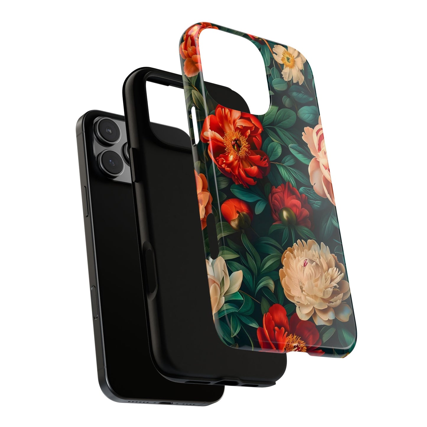 Floral Phone Case - Tough Cases, Vibrant Protection, Gift for Her, Cute Floral Design, Trendy Accessory, Perfect for Spring