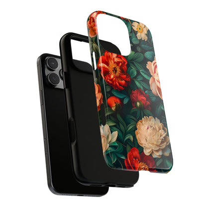 Floral Phone Case - Tough Cases, Vibrant Protection, Gift for Her, Cute Floral Design, Trendy Accessory, Perfect for Spring