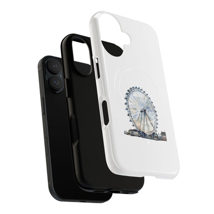 Funky Ferris Wheel Magnetic Case | Tough iPhone Cover, Customized Phone Case, Unique Gift, Festival Accessory, Durable Phone Protection
