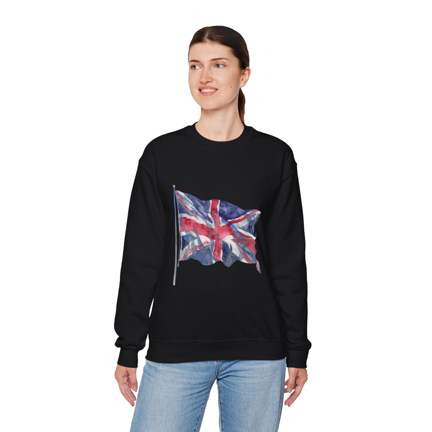 Unisex Heavy Blend™ Crewneck Sweatshirt - Emblem of Unity - The British Flag