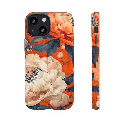 Floral Tough Case, Durable Floral Phone Case, Stylish Protection Case, Gift for Her, Spring Accessories, Mother’s Day Gift
