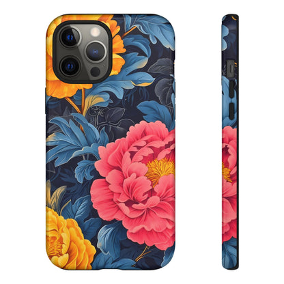 Floral Phone Case, Tough Cases, Stylish Mobile Cover, Gifts for Her, Phone Accessories, Unique Flower Design