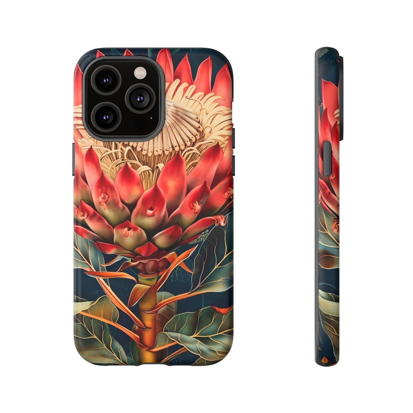 Tough Cases: Vibrant Floral Phone Case, Tough Phone Covers, Floral Art Cases, Nature Design Accessories, Gift for Nature Lovers