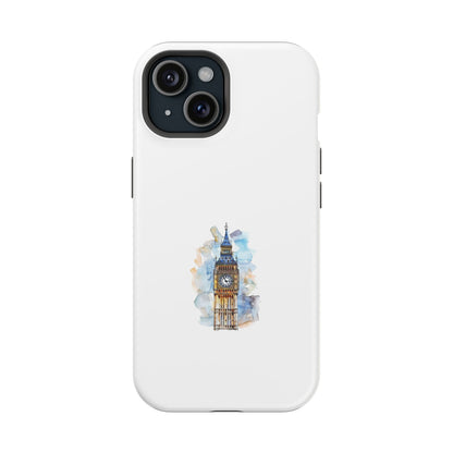 Artistic Magnetic Phone Cases with Iconic Designs, Unique Cell Phone Cover, London Tower Case, Gift for Travelers, Customizable Art Cases
