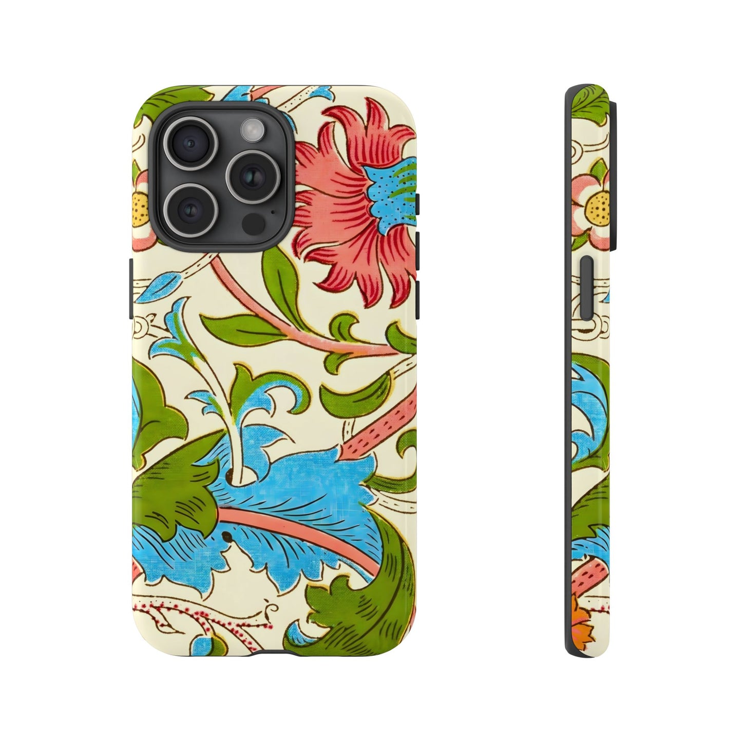 Tough Floral Phone Case - Artistic Smartphone Cover, Floral Print Gift, Protective Case | For Nature Lovers, Stylish Accessory, Phone [...]