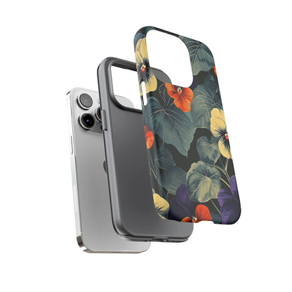 Tough Cases Floral iPhone Case, Tough Phone Cover, Stylish Floral Design, Gift for Her, Summer Vibe, Durable Protective Case