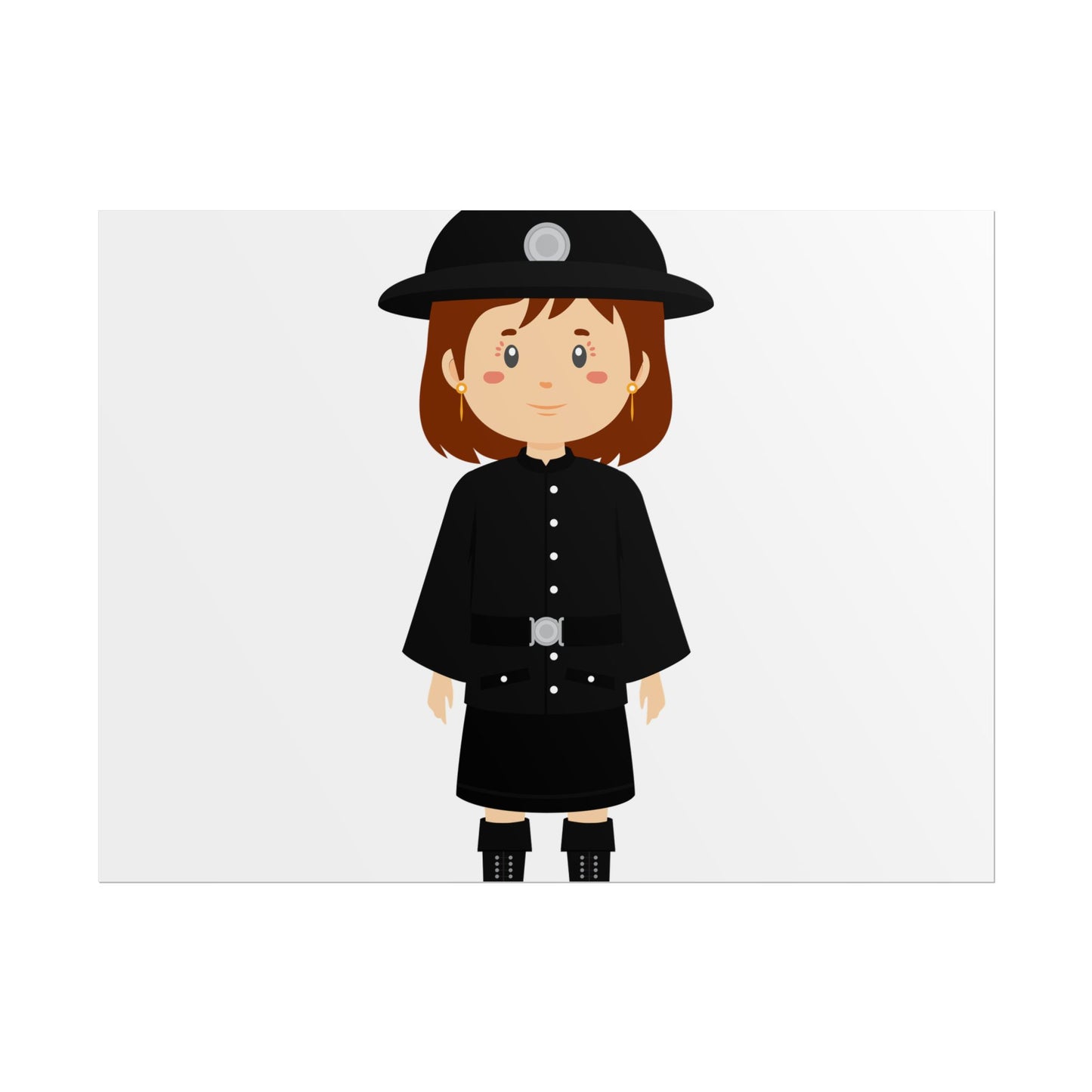 Charming Firefighter Rolled Posters for Kids' Rooms, Playful Wall Art, Fire Safety Decor, Kids' Gifts, Educational Prints
