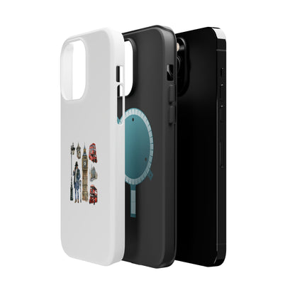 London-Inspired Magnetic Tough Cases | Custom Phone Covers for Travel Lovers, Gift for Friends, Unique Accessories, Phone Protection