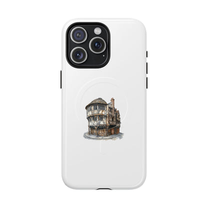 Durable Magnetic Phone Cases with Vintage Architecture Design, Personalized Phone Protection, Unique Gift for Travelers, Stylish Tech [...]