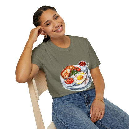 Unisex Softstyle T-Shirt - Hearty & Regal - British Breakfast Tradition