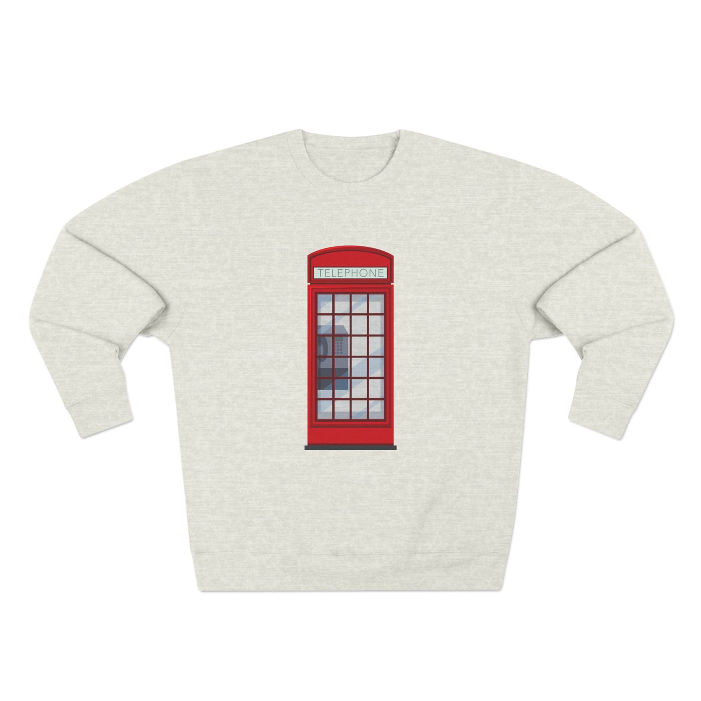 Unisex Crewneck Sweatshirt - Iconic British Public Telephone