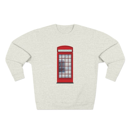 Unisex Crewneck Sweatshirt - Iconic British Public Telephone