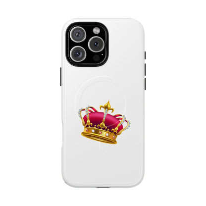 Crown Magnetic Phone Case - Royal Design, Tough Protection, Unique Gift, Elegant Phone Cover, Stylish Tech Accessory