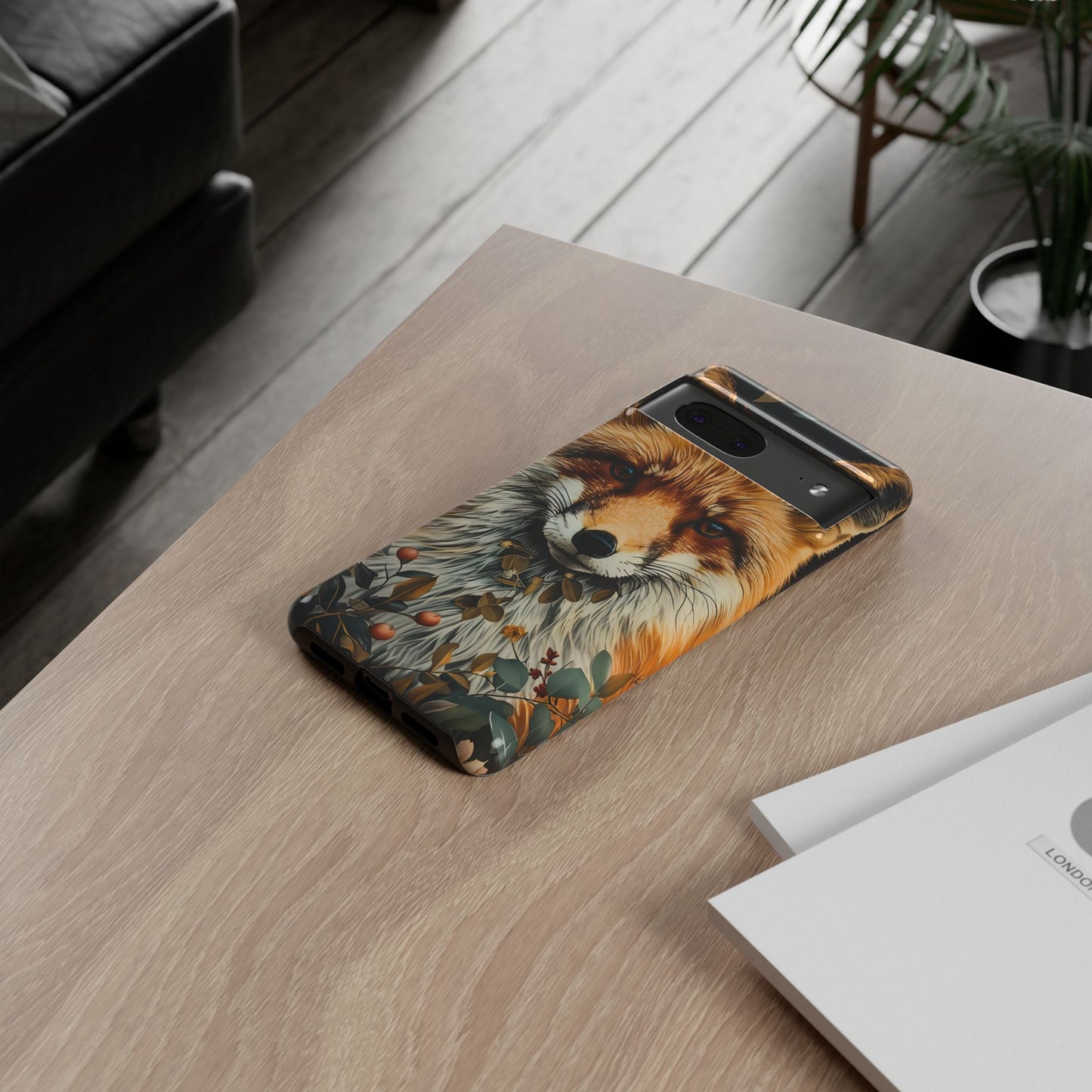 Fox Design Tough Phone Case - Nature Lover's Gift, Wildlife Accessory, Stylish Protection, Eco-Friendly Mobile Cover