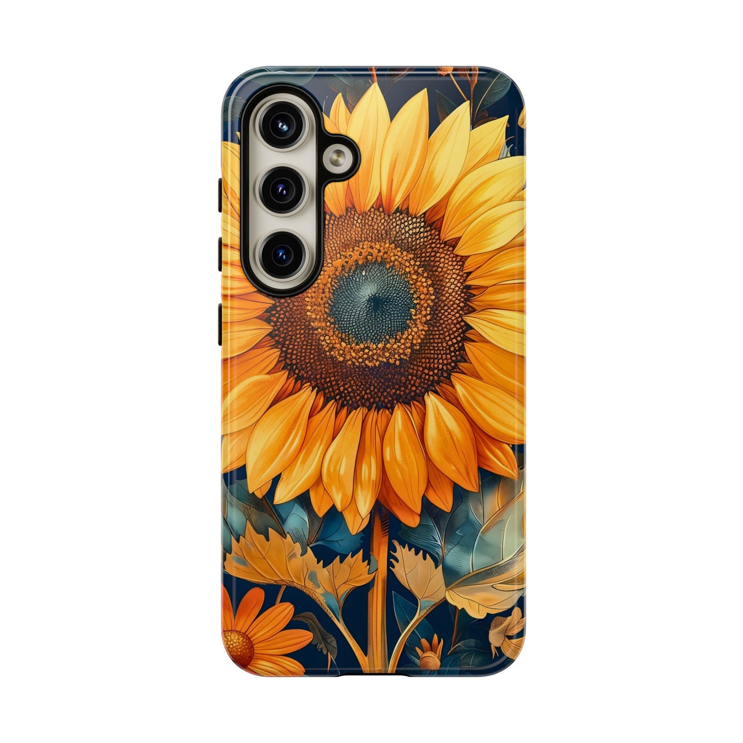 Sunflower Phone Case - Floral Design for Nature Lovers, Cute Spring Accessory, Gift for Her, Eco-Friendly Cover