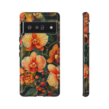 Floral Phone Case - Tough Cases, Protective Cover, Gift for Her, Smartphone Accessory, Floral Design, Nature-Inspired