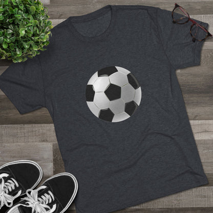 Dynamic Football Design - Sports Passion and Energy Unisex Tri-Blend Crew Tee