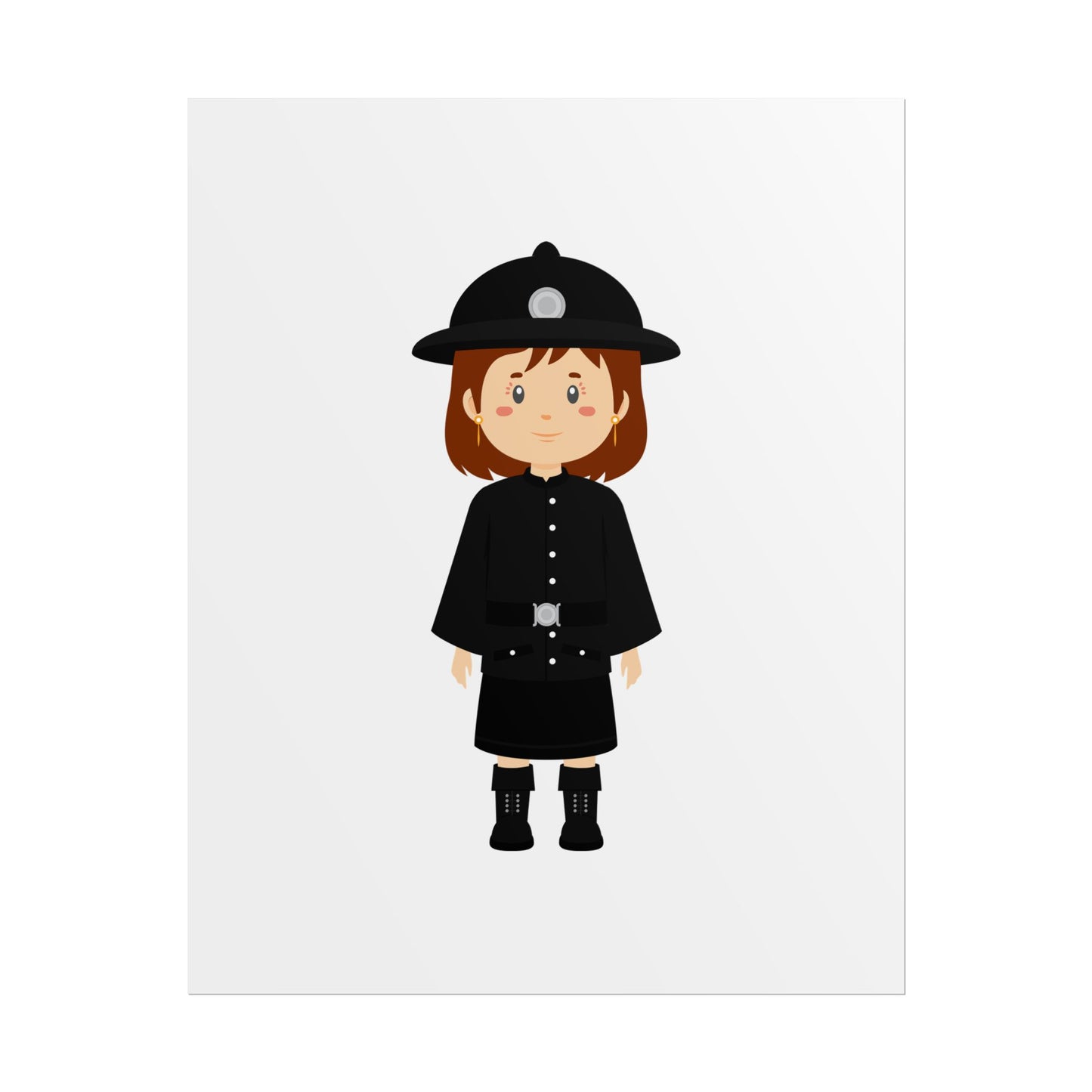 Charming Firefighter Rolled Posters for Kids' Rooms, Playful Wall Art, Fire Safety Decor, Kids' Gifts, Educational Prints