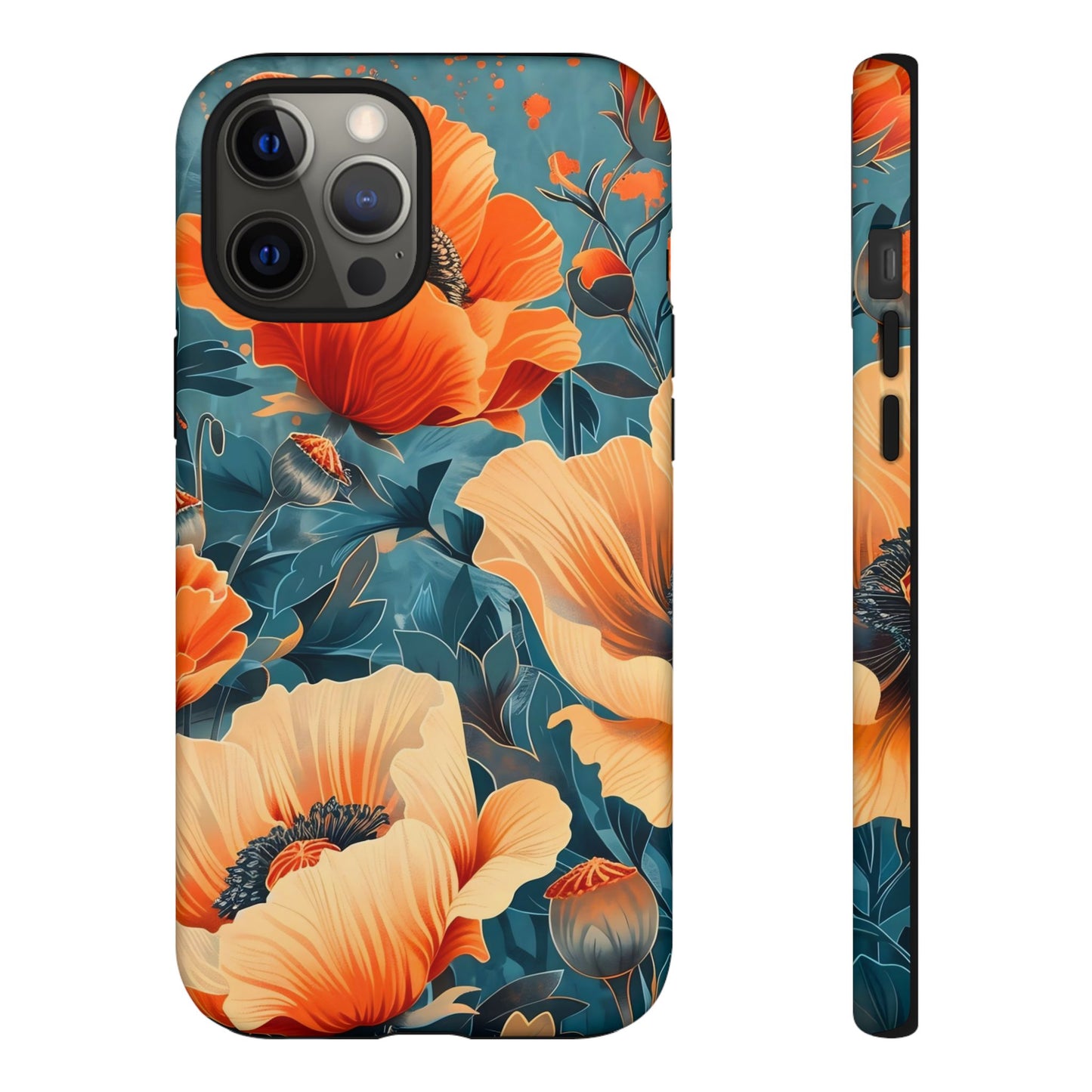 Floral Phone Case, Tough Cases for Protection and Style, Spring Aesthetic, Gift for Her, Phone Accessory for Nature Lovers