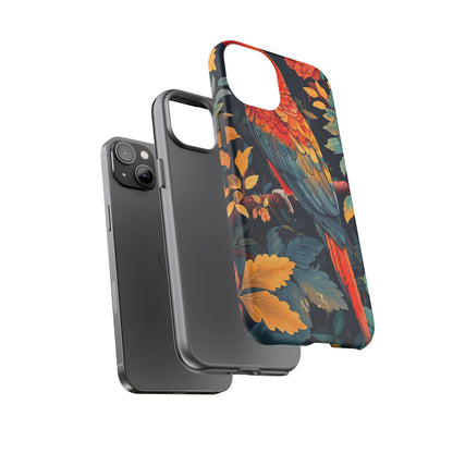 Vibrant Parrot Phone Case - Tough, Stylish, Nature-Inspired, Tropical, Wildlife, Perfect Gift, Summer Vibes