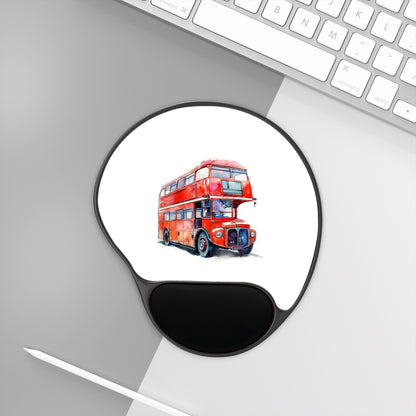 Red Double Decker Bus Mouse Pad, Comfortable Wrist Rest for Office and Home, Unique Gift for London Lovers, Ergonomic Mouse Mat, Cute [...]
