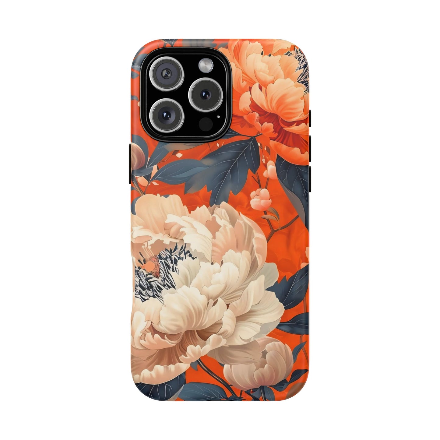 Floral Tough Case, Durable Floral Phone Case, Stylish Protection Case, Gift for Her, Spring Accessories, Mother’s Day Gift
