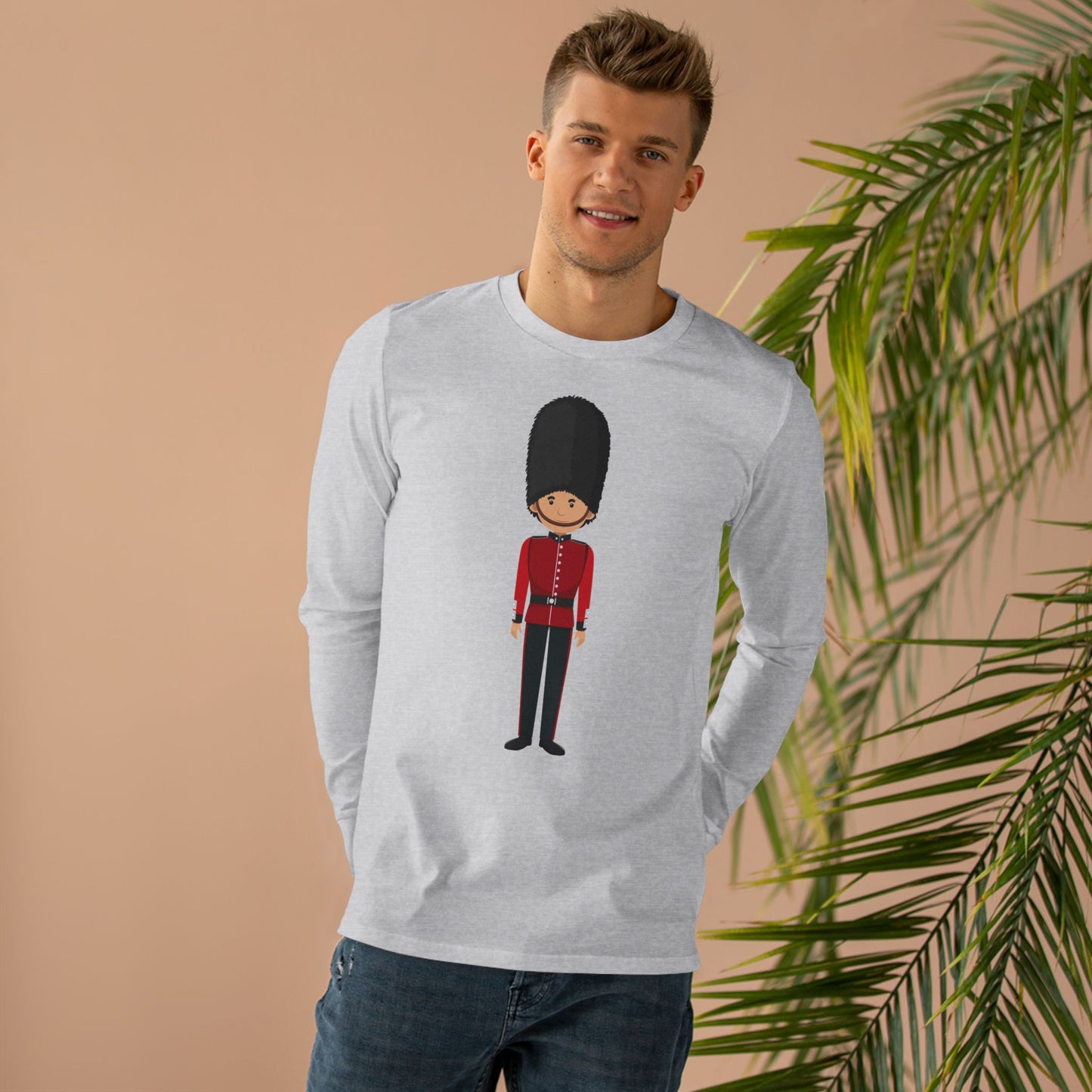 Men’s Base Longsleeve Tee - British Soldier - Classic Military Elegance and Honorable