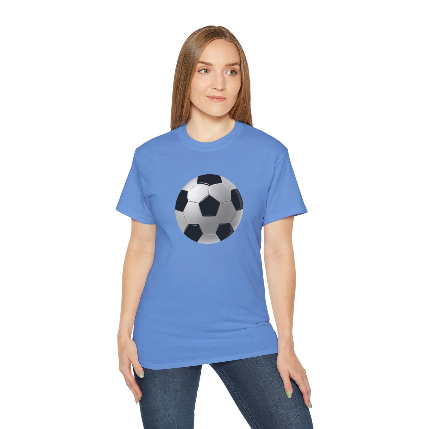Dynamic Football Design - Sports Passion and Energetic Unisex Ultra Cotton Tee