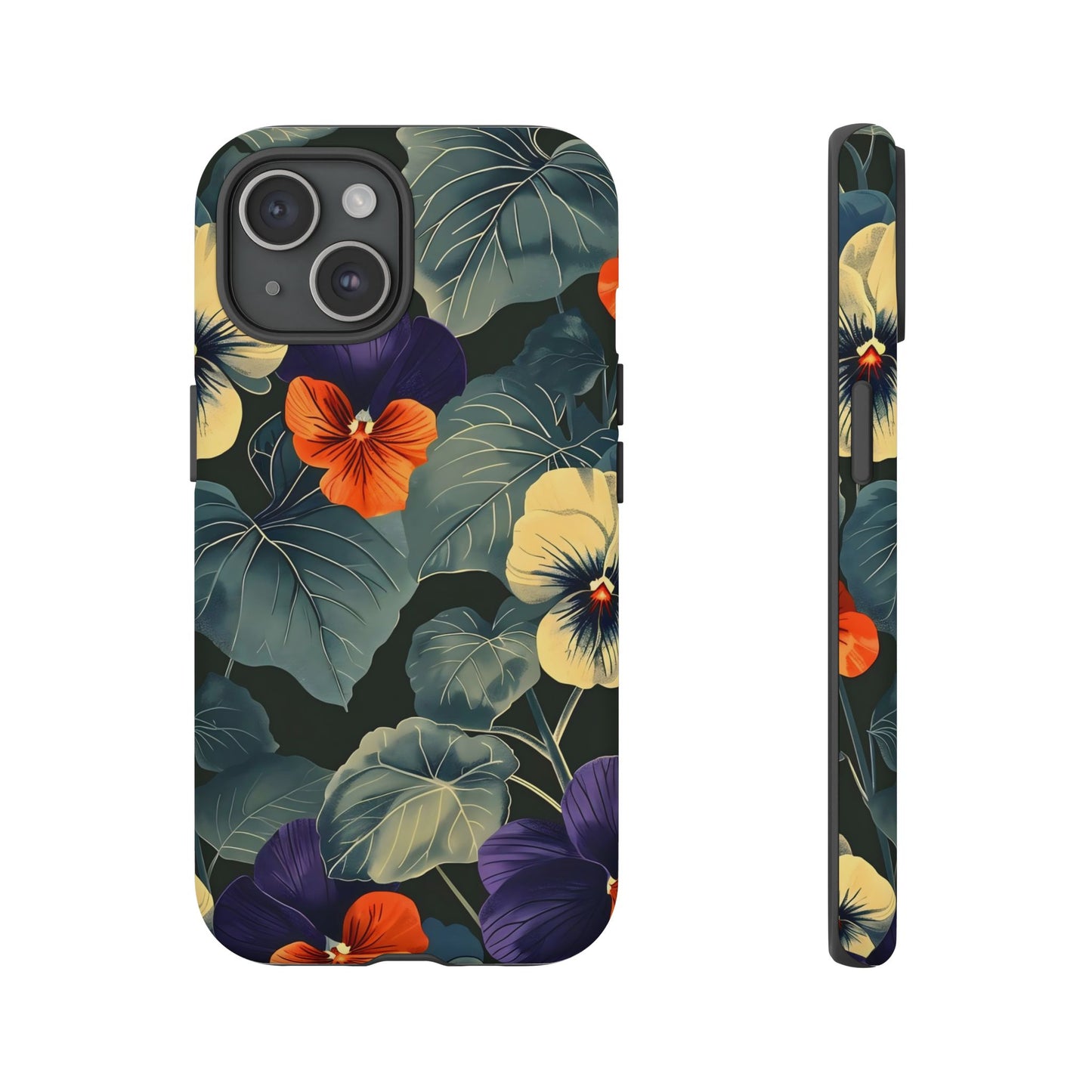 Tough Cases Floral iPhone Case, Tough Phone Cover, Stylish Floral Design, Gift for Her, Summer Vibe, Durable Protective Case