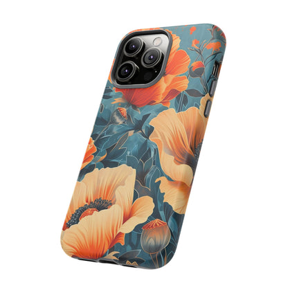 Floral Phone Case, Tough Cases for Protection and Style, Spring Aesthetic, Gift for Her, Phone Accessory for Nature Lovers