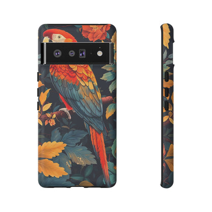 Vibrant Parrot Phone Case - Tough, Stylish, Nature-Inspired, Tropical, Wildlife, Perfect Gift, Summer Vibes