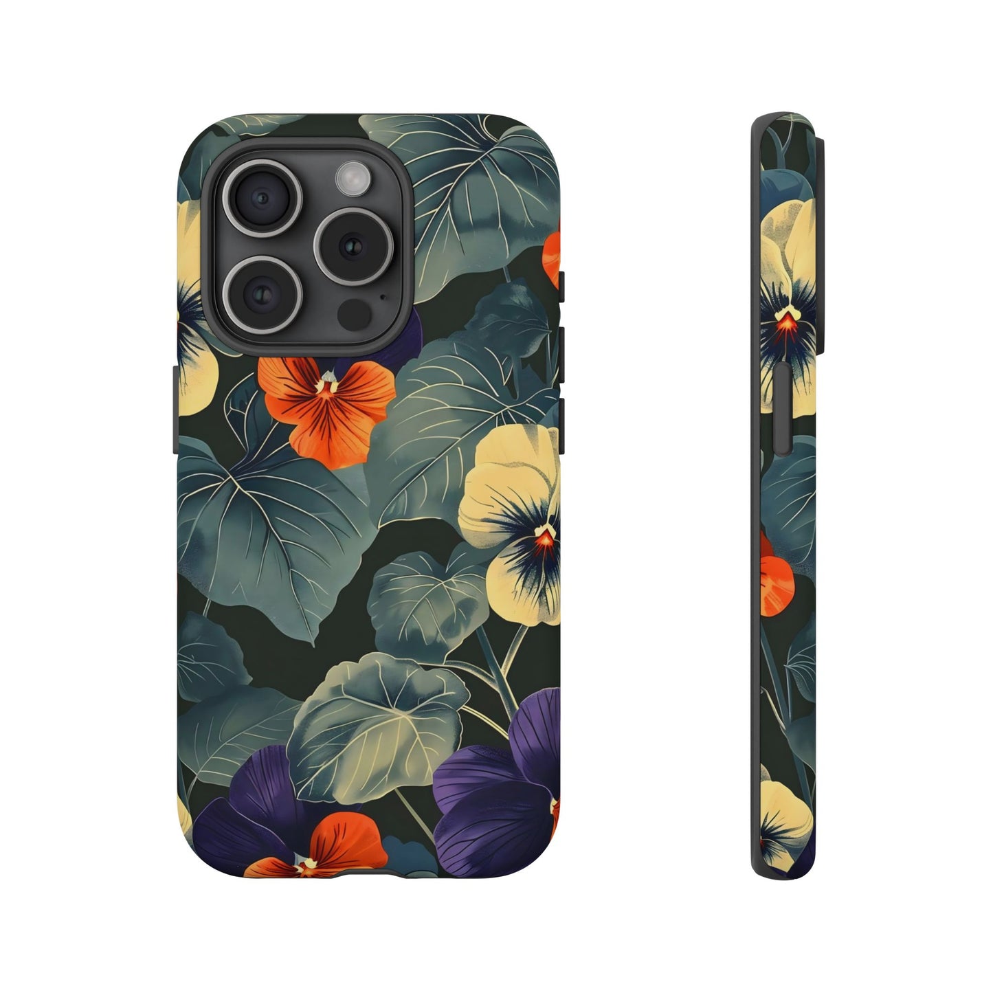 Tough Cases Floral iPhone Case, Tough Phone Cover, Stylish Floral Design, Gift for Her, Summer Vibe, Durable Protective Case