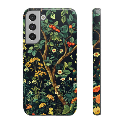 Floral iPhone Case, Nature Inspired Tough Case, Botanical Phone Cover, Eco-Friendly Gift, Unique Floral Design