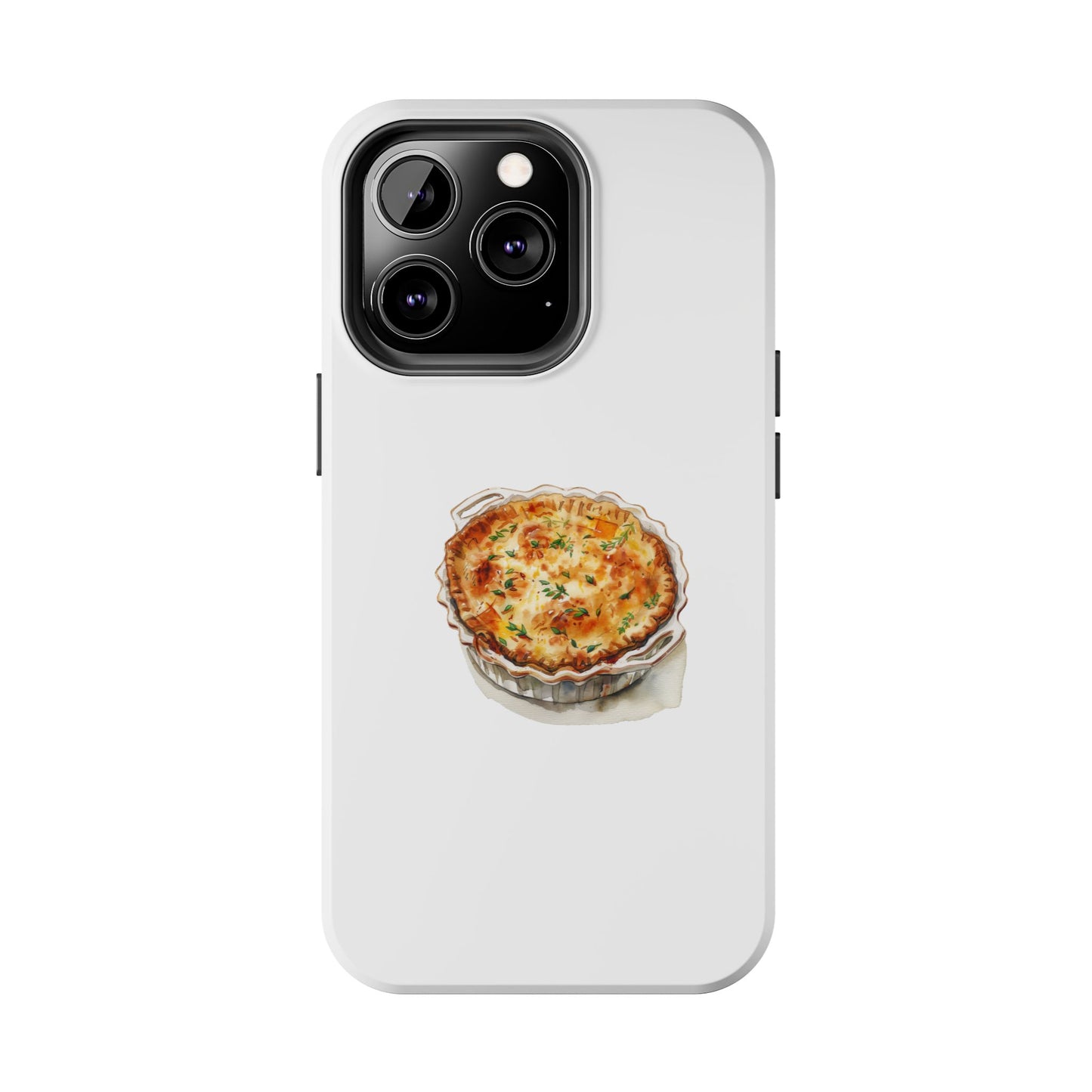 Cute Quiche Phone Case - Tough Protection for Food Lovers