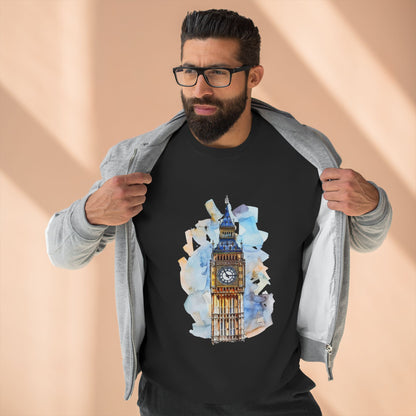 Unisex Crewneck Sweatshirt - Iconic Big Ben Clock Tower