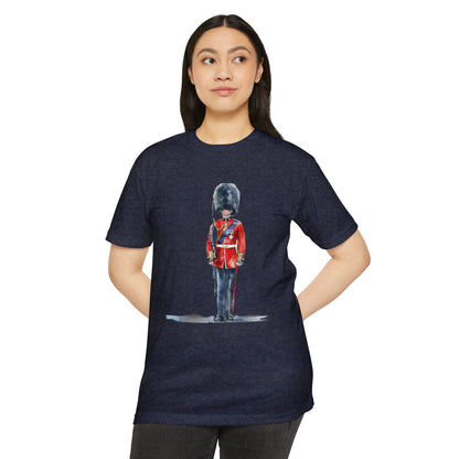 Unisex CVC Jersey T-shirt - Guarding Tradition - The British Redcoat
