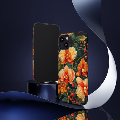Floral Phone Case - Tough Cases, Protective Cover, Gift for Her, Smartphone Accessory, Floral Design, Nature-Inspired