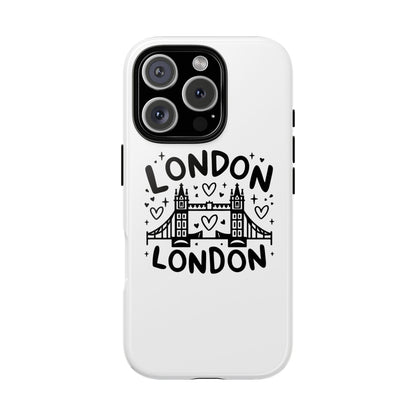 Love London Bridge Phone Case, Tough Cases for London Lovers, Cute Protection, Travel Gift, Phone Accessory, Design with Love