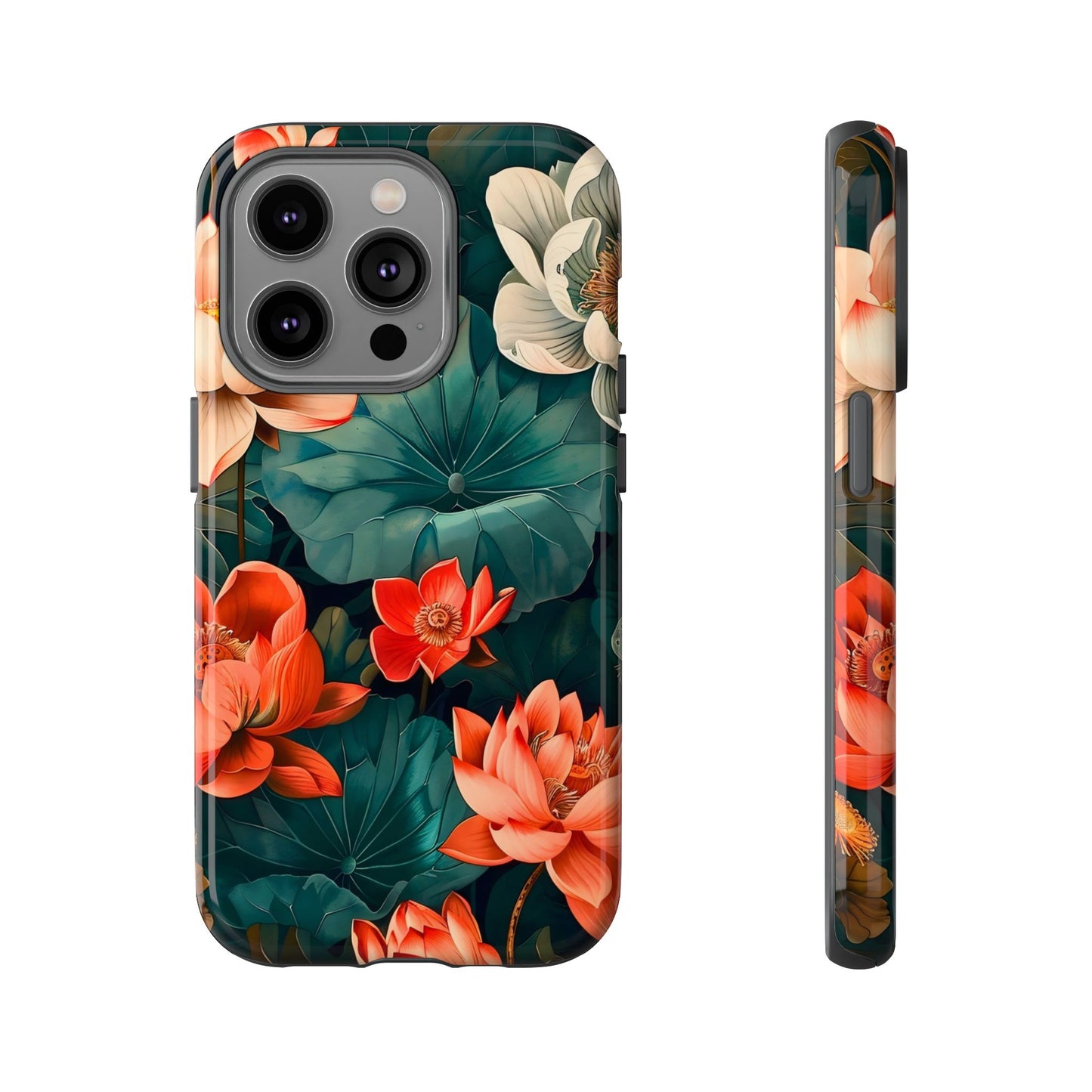 Flower Phone Case, Floral Phone Cover, Tough Case for Floral Lovers, Gift for Her, Stylish Tech Accessories