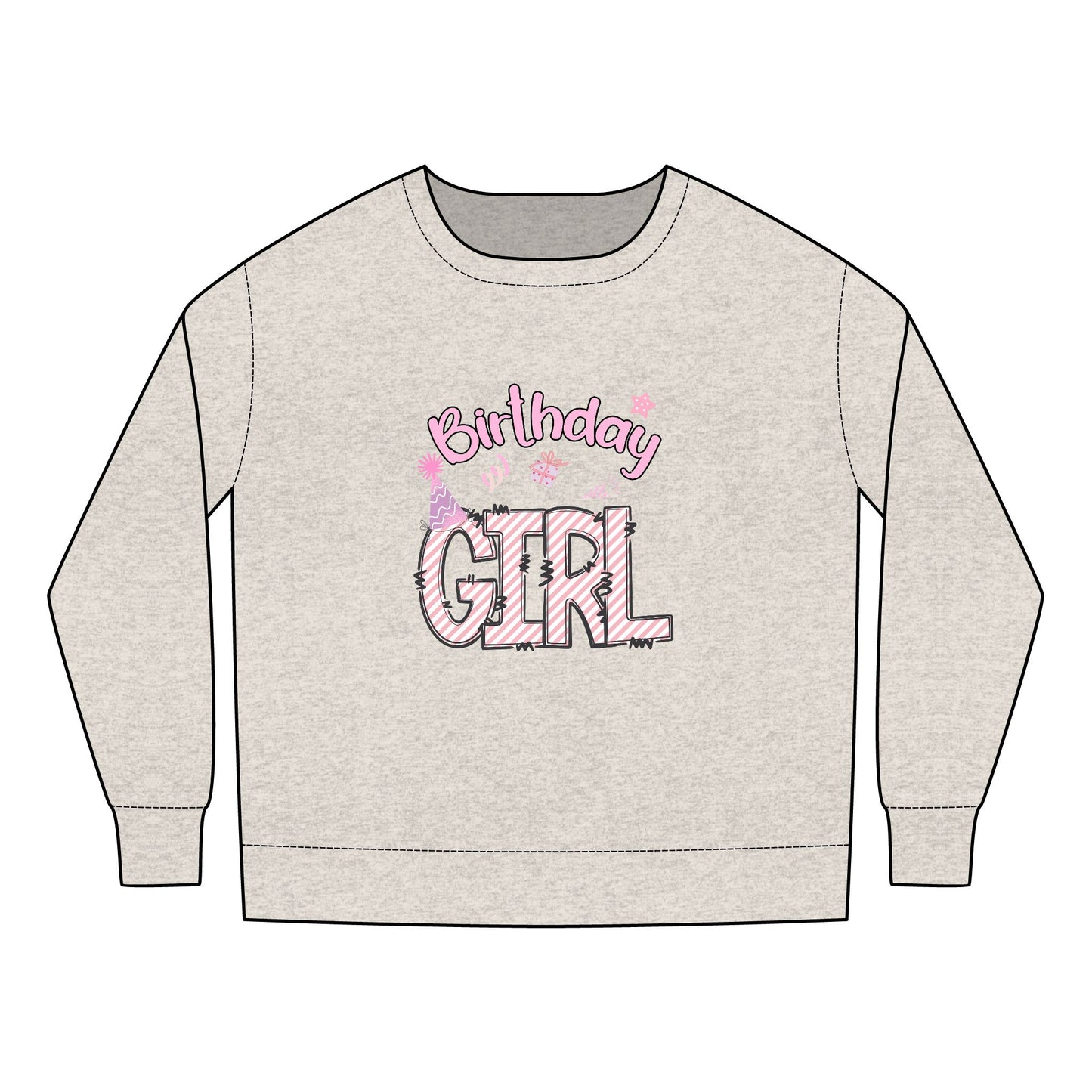 Toddler Sweatshirt - Stylish Leopard Birthday Girl Rainbow Graphic -  Perfect Gift for Kids' Celebrations