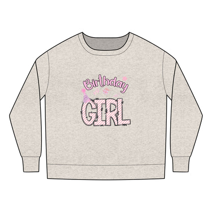 Toddler Sweatshirt - Stylish Leopard Birthday Girl Rainbow Graphic -  Perfect Gift for Kids' Celebrations