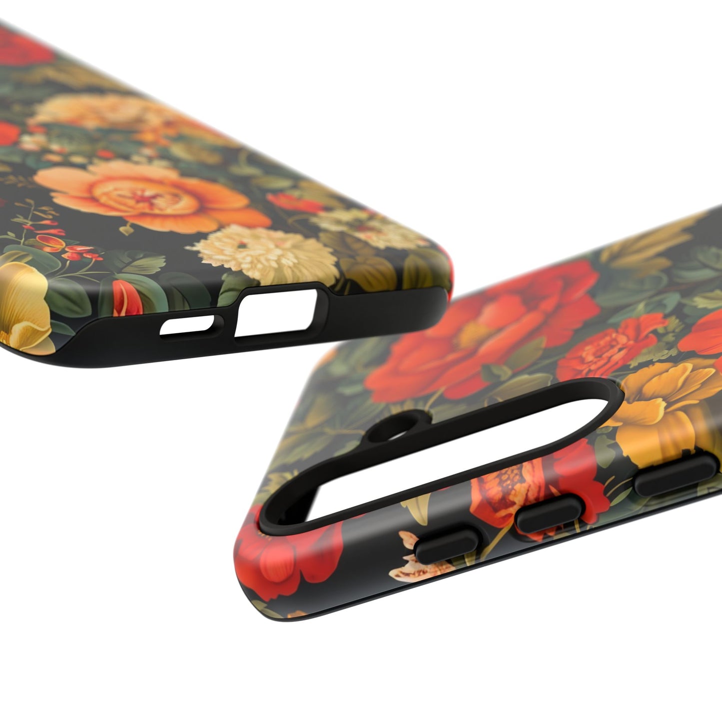 Floral Phone Case, Tough Cases, Decorative Tech Accessories, Gift for Her, Nature Lover Gift, Boho Style Case, Spring Floral Cover