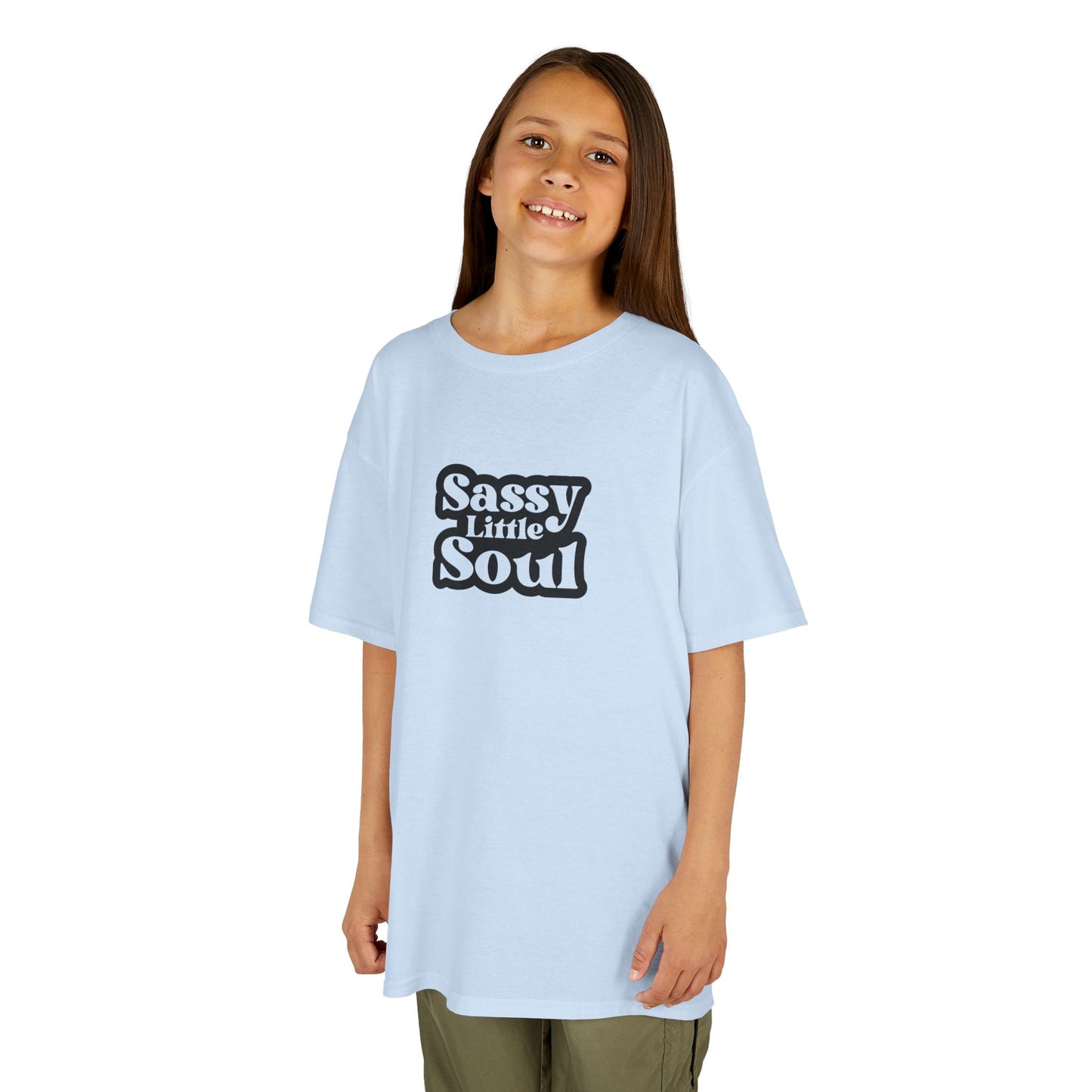 Kids Tee - Sassy Little Soul - Playful Cotton T-Shirt for Little Trendsetters
