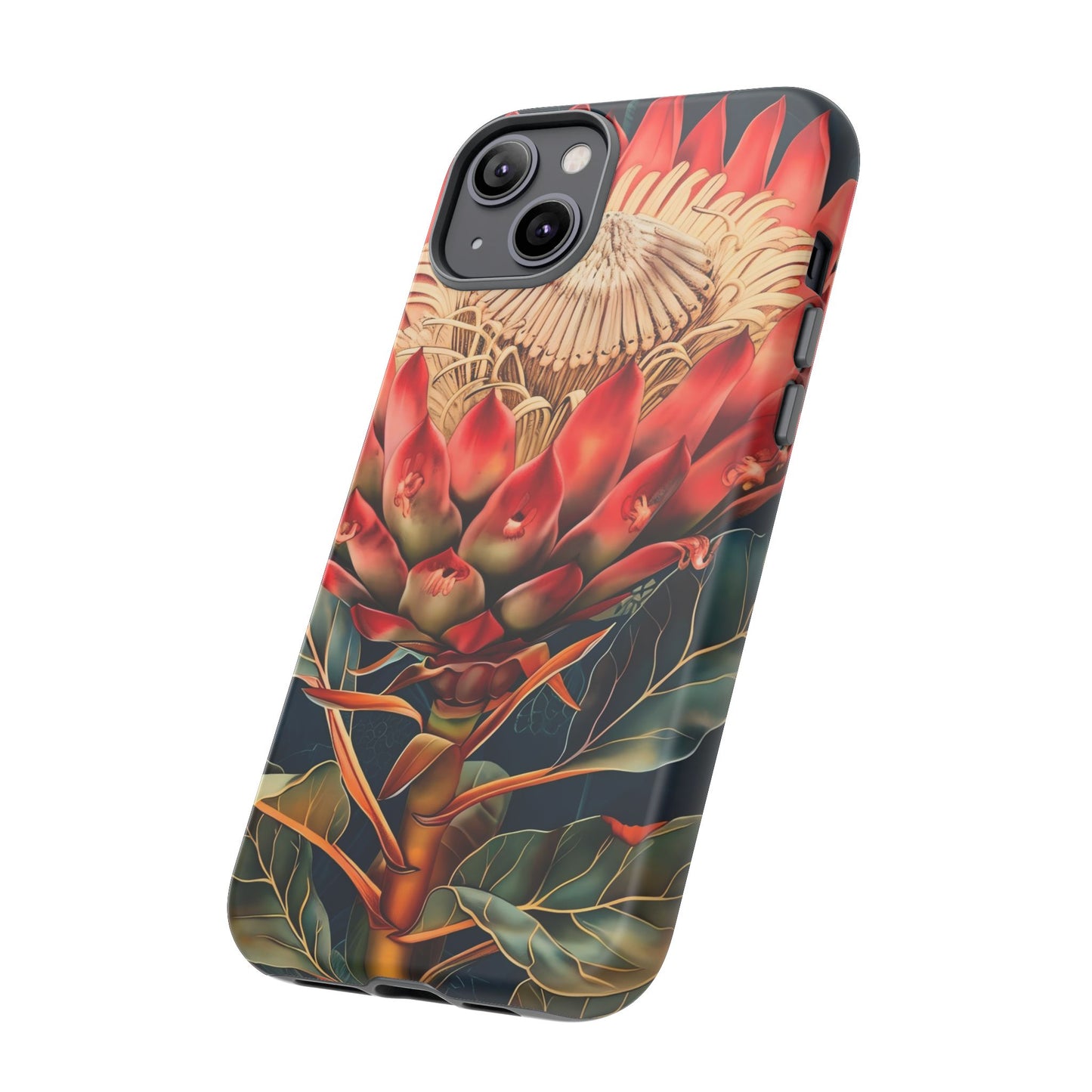 Tough Cases: Vibrant Floral Phone Case, Tough Phone Covers, Floral Art Cases, Nature Design Accessories, Gift for Nature Lovers