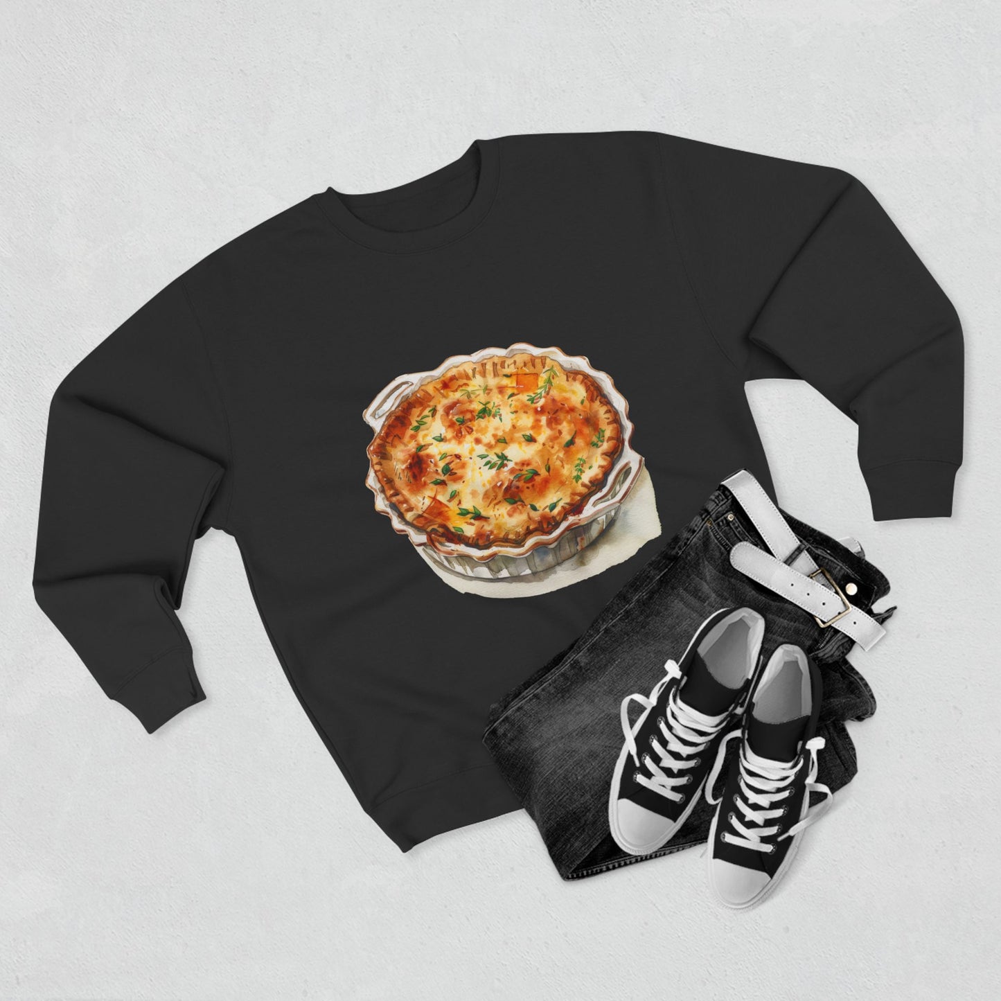 Unisex Crewneck Sweatshirt - British Food - Savory Classics and Traditional Delights