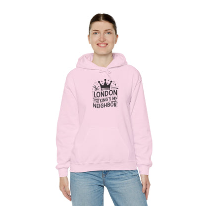 Unisex Heavy Blend™ Hooded Sweatshirt - In London King's my Neighbour