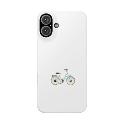 Vintage Bicycle Slim Phone Case, Phone Cover, Aesthetic Phone Accessory, Customizable Gift, Eco-Friendly Case