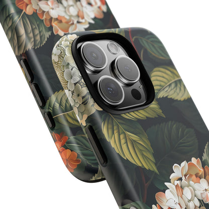 Floral Phone Case - Tough Cases, Nature Lover Gift, Floral Design, Botanical Phone Cover, Stylish Cellphone Accessory, Mother's Day Gift