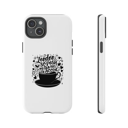 Posh Tea iPhone Case - London Accent Design