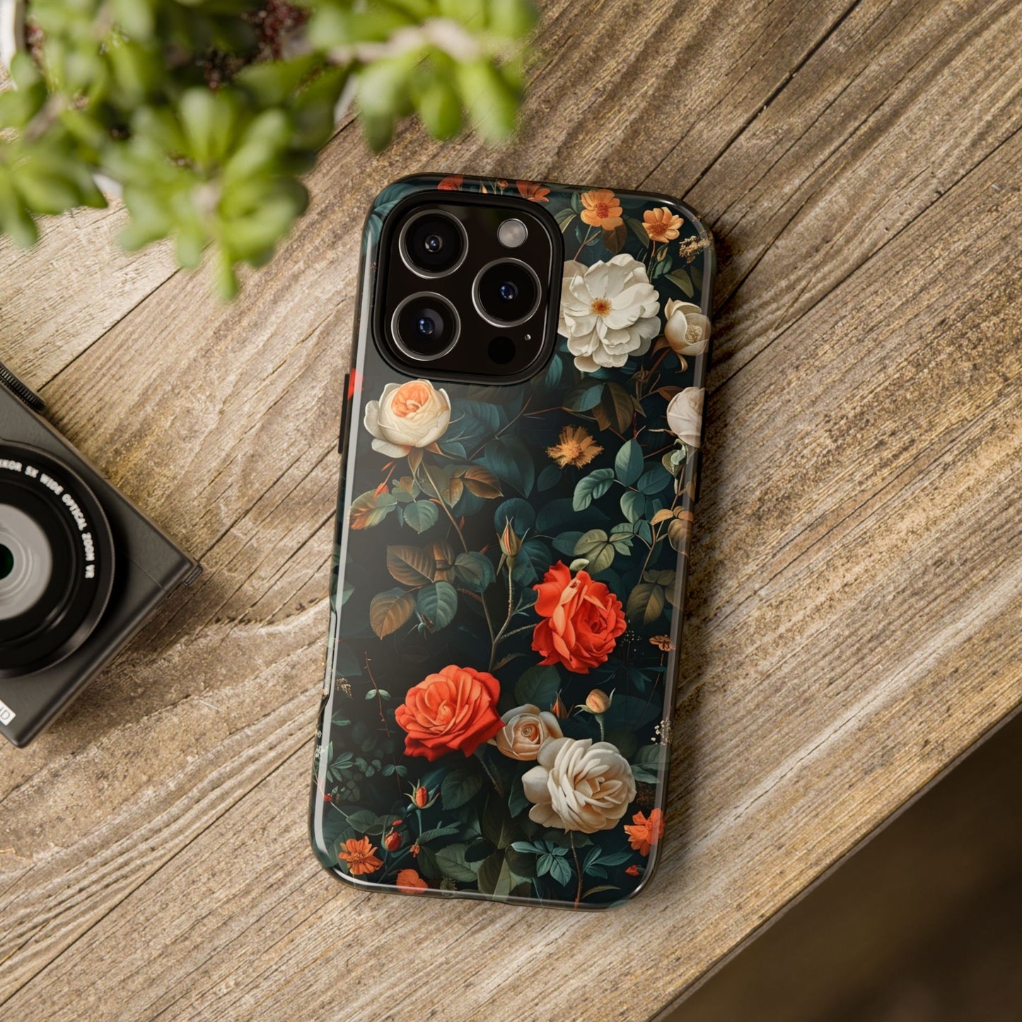 Floral Phone Case | Tough Cases with Elegant Design | Gift for Her, Mother's Day, Birthdays, Personalized, Trendy Tech Accessories
